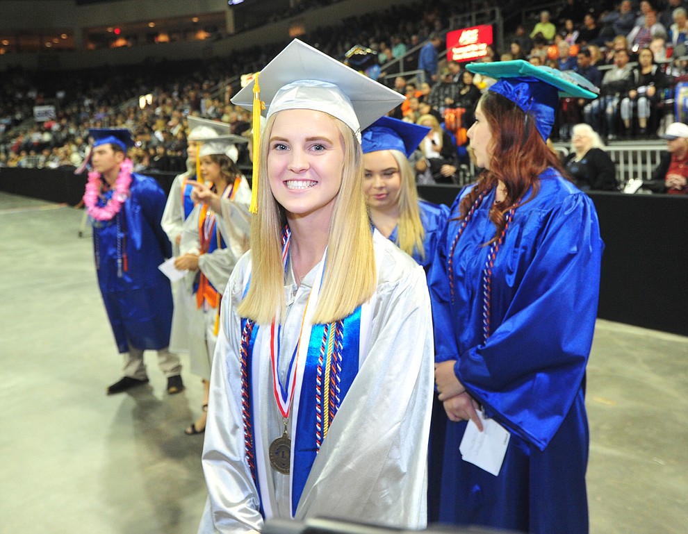 Chino Valley HIgh School graduated 153 students in a commencement ceremony Wednesday, May 22 at the Findlay Toyota Center in Prescott Valley. (Les Stukenberg/Courier)
