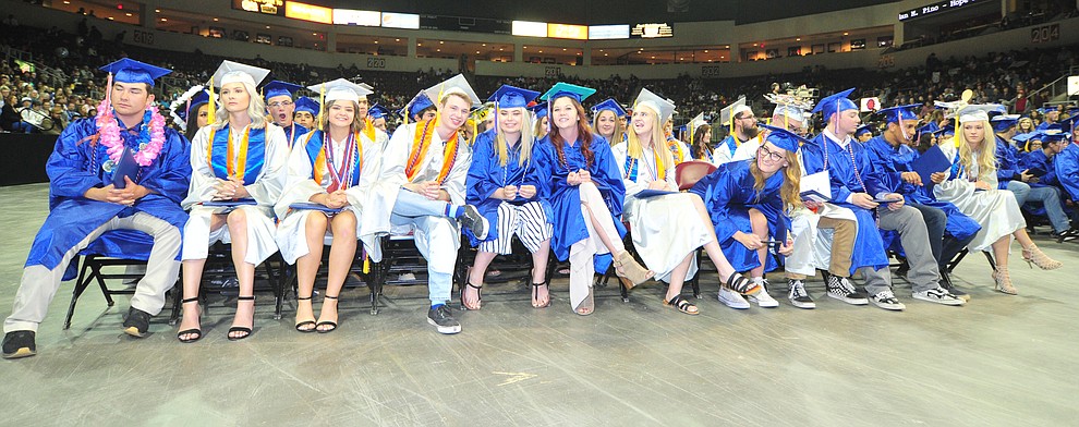 Chino Valley HIgh School graduated 153 students in a commencement ceremony Wednesday, May 22 at the Findlay Toyota Center in Prescott Valley. (Les Stukenberg/Courier)