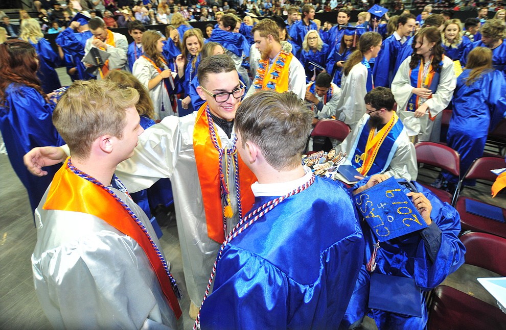 Chino Valley HIgh School graduated 153 students in a commencement ceremony Wednesday, May 22 at the Findlay Toyota Center in Prescott Valley. (Les Stukenberg/Courier)