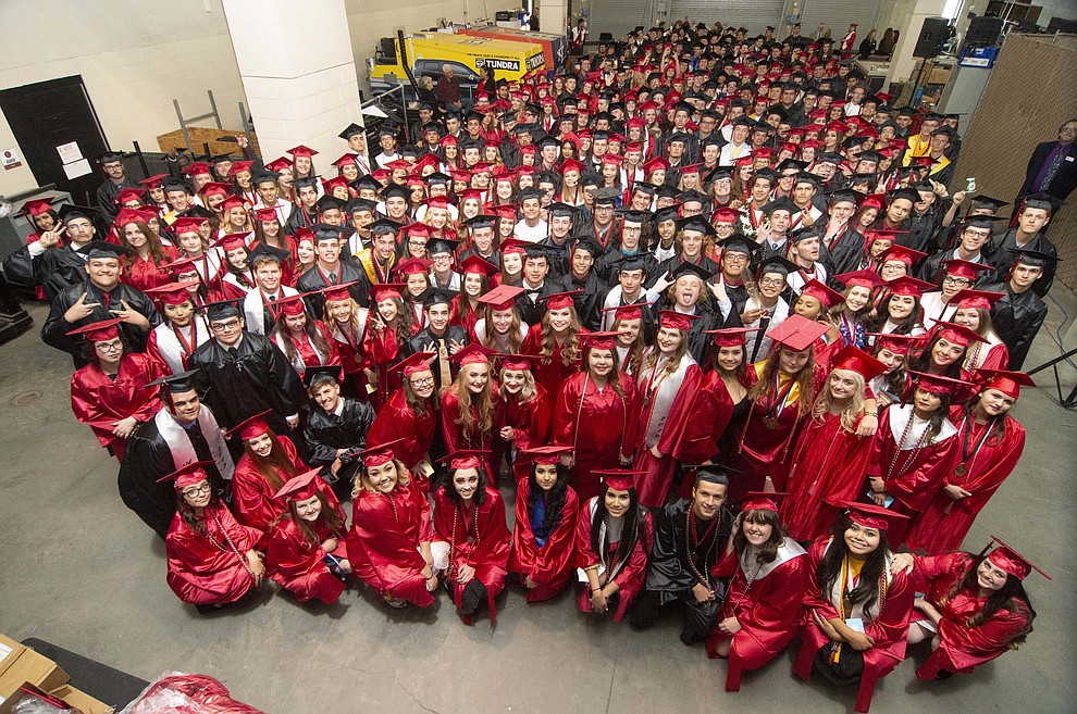 Bradshaw Mountain High School graduated 334 students in a commencement ceremony Thursday, May 23 at the Findlay Toyota Center in Prescott Valley. (Les Stukenberg/Courier)
