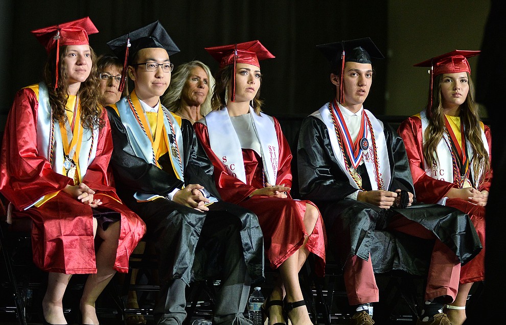 Bradshaw Mountain High School graduated 334 students in a commencement ceremony Thursday, May 23 at the Findlay Toyota Center in Prescott Valley. (Les Stukenberg/Courier)
