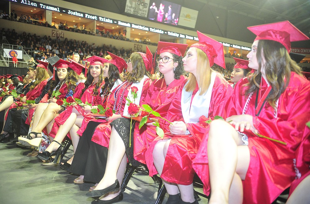 Bradshaw Mountain High School graduated 334 students in a commencement ceremony Thursday, May 23 at the Findlay Toyota Center in Prescott Valley. (Les Stukenberg/Courier)