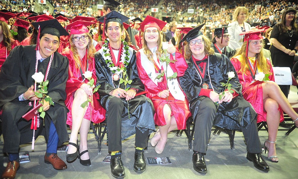 Bradshaw Mountain High School graduated 334 students in a commencement ceremony Thursday, May 23 at the Findlay Toyota Center in Prescott Valley. (Les Stukenberg/Courier)