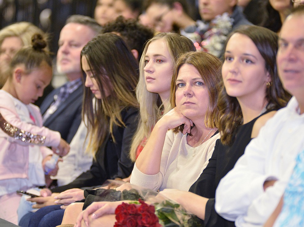 Families watch as Bradshaw Mountain High School graduated 334 students in a commencement ceremony Thursday, May 23 at the Findlay Toyota Center in Prescott Valley. (Les Stukenberg/Courier)
