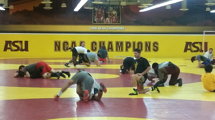 Arizona State wrestling last won an NCAA championship in 1988 but has found its footing again and is a powerhouse in the West. (Ryan Howes/Cronkite News)