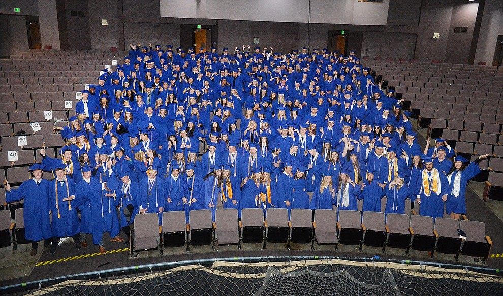 Prescott High School graduated 301 students in a commencement ceremony Friday, May 24 on Bill Shepard Field in Prescott. (Les Stukenberg/Courier)