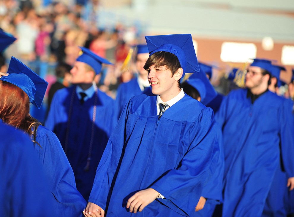 Prescott High School graduated 301 students in a commencement ceremony Friday, May 24 on Bill Shepard Field in Prescott. (Les Stukenberg/Courier)