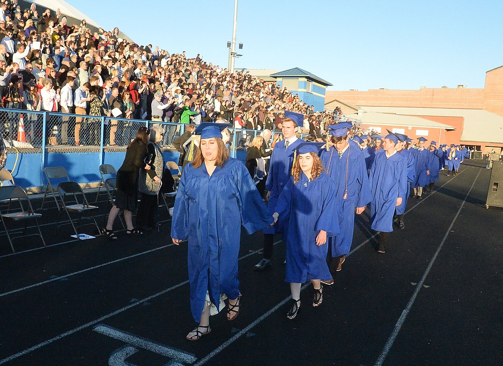 Prescott High School graduated 301 students in a commencement ceremony Friday, May 24 on Bill Shepard Field in Prescott. (Les Stukenberg/Courier)