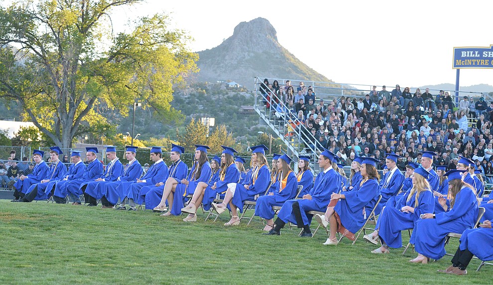 Prescott High School graduated 301 students in a commencement ceremony Friday, May 24 on Bill Shepard Field in Prescott. (Les Stukenberg/Courier)