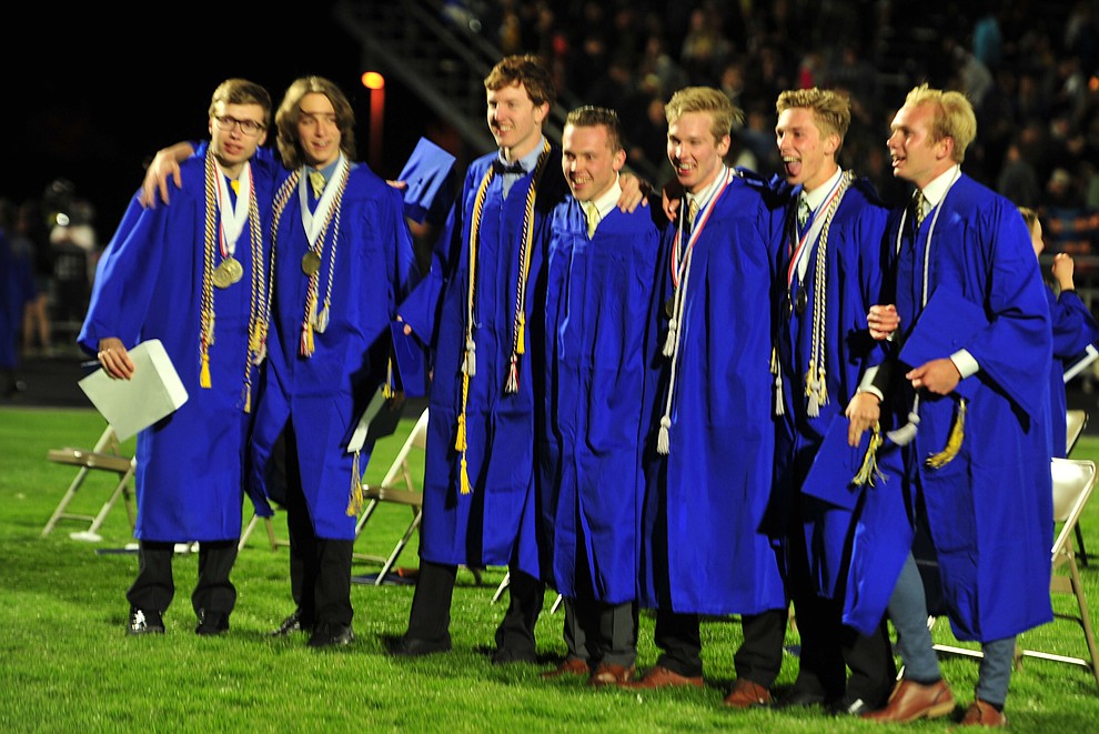 Celebration ensues as Prescott High School graduated 301 students in a commencement ceremony Friday, May 24 on Bill Shepard Field in Prescott. (Les Stukenberg/Courier)