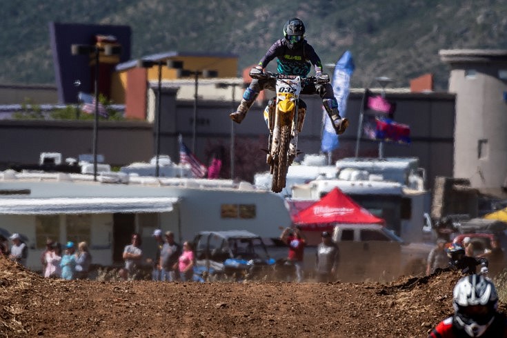 Motorcycles were in action early in the day during Arizona Off Road Promotion's Prescott Valley Grand Prix near the Findlay Toyota Center Saturday, May 25. in Prescott Valley. (Eric Anderson/Courtesy)
