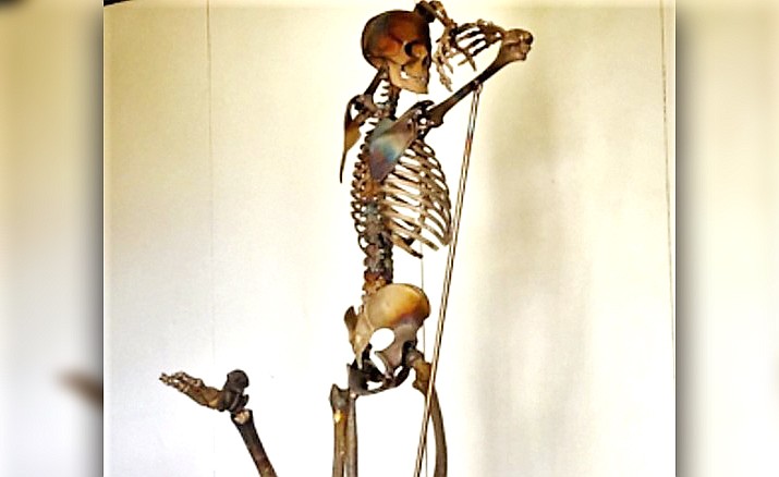 Among other items, a bronze skeleton was stolen from a home on Waddell Road in Cornville in early May, 2019. The 3-foot-tall statue is anatomically correct in a dance position and weighs about 30 pounds. It’s valued at over $6,000. (Courtesy)