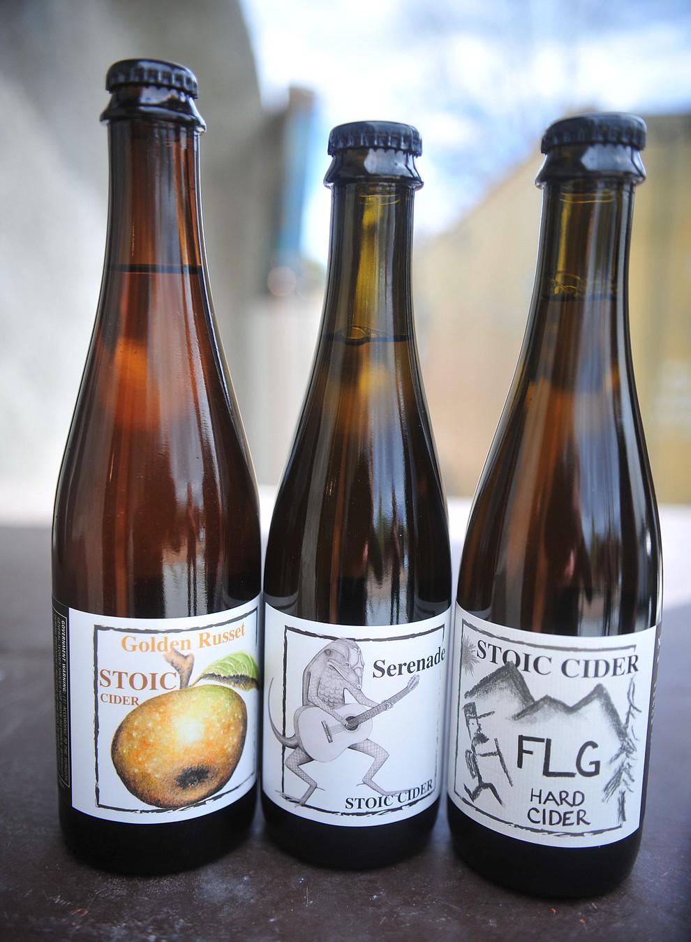 The end product at the Stoic Cider orchard and bottling facility Tuesday, May 29 in Williamson Valley northwest of Prescott. (Les Stukenberg/Courier)