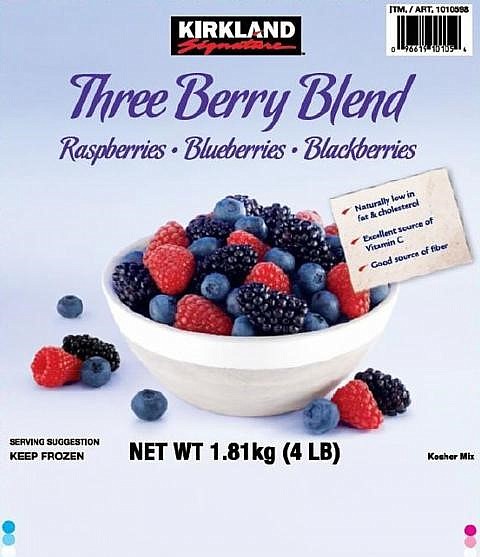 According to Yavapai County Community Health Services on Thursday, Townsend Farms, Inc. has notified Costco that a recent FDA test indicated that a domestic conventional frozen blackberry product manufactured may be contaminated with Hepatitis A. (Yavapai County/Courtesy)