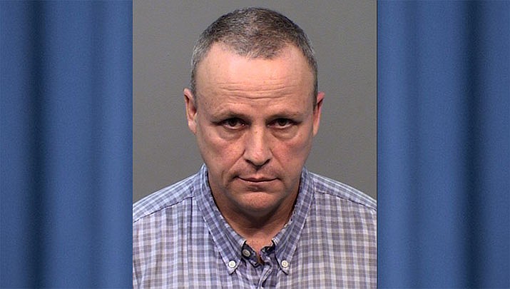 Brian John Myers, 53, was arrested by Prescott police Tuesday, June 18, on suspicion of uploading and downloading child pornography from a computer file-sharing network. (Prescott PD/Courtesy)