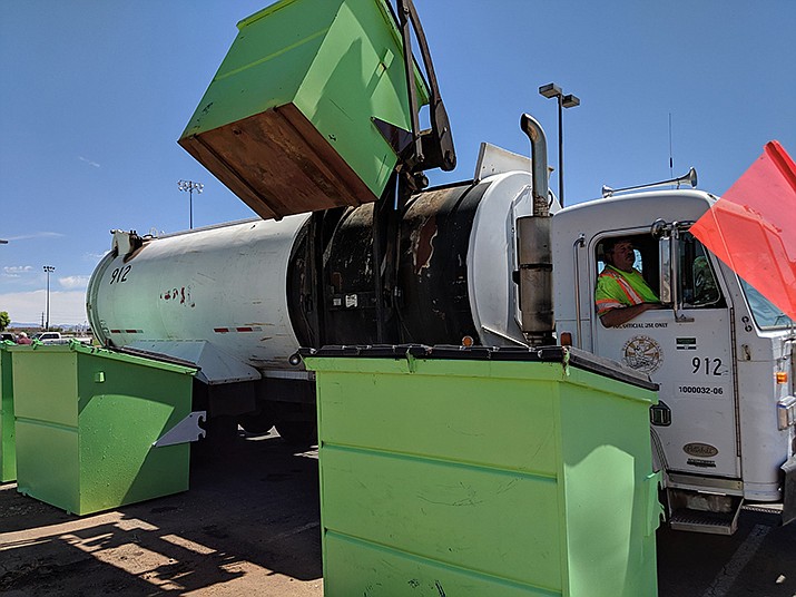 EZ Recycling bins are being relocated to Public Works The Kingman