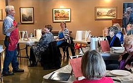 Shown above are attendees of an art workshop at the Phippen Museum. (Phippen Museum/Courtesy)
