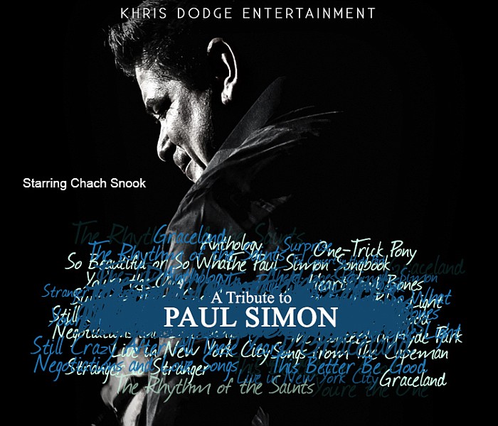 A Tribute to Paul Simon starring Chach Snook. (Courtesy photo, Elks Theatre)