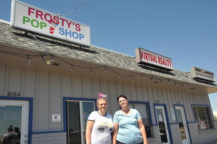 Frosty’s Pop Shop & Virtual Reality Gaming. (Doug Cook/Courier)
