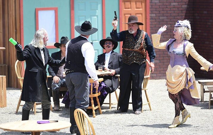 Prescott Regulators and Shady Ladies, the Whiskey Row Shootout re-enactment is set in Prescott in 1879 with characters based on real life. (Les Stukenberg/Kudos, file)