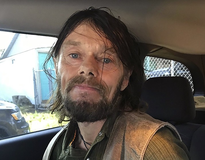 This photo provided by the Monterey County Sheriff's Office shows Kim Vincent Avis, also known as Ken Gordon-Avis, on Friday, July 26, 2019. The Scottish man who authorities say faked his death off California's Carmel coast to avoid rape charges back home was arrested in Colorado Springs, Colo., a week earlier, authorities announced Friday. He is being held by the U.S. Marshals Service, Cmdr. Kathy Pallozolo with the Monterey County Sheriff's Office said. The Associated Press has identified him as Kim Gordon. (Monterey County Sheriff's Office via AP)
