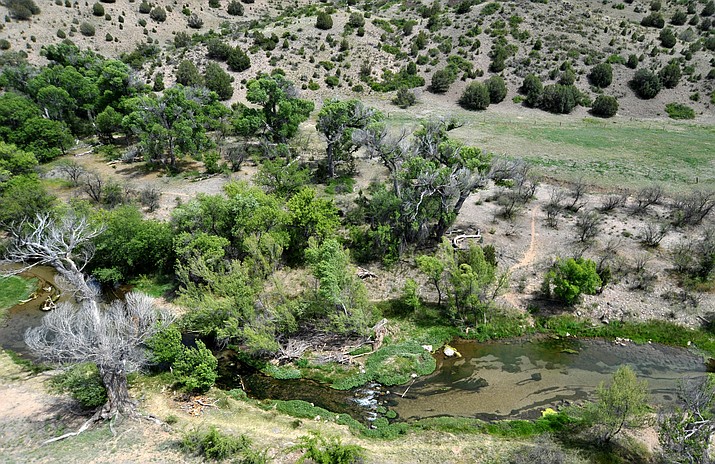 The Verde Valley River head waters in the Big Chino Sub-Basin area north of Chino Valley. (Courier file photo)