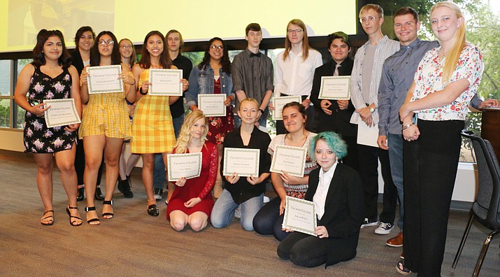Yavapai College has recognized 21 high school graduates who recently completed the summer 2019 LEAD program. LEAD is designed to prepare first year students as they transition from high school to college. Photo courtesy Yavapai College