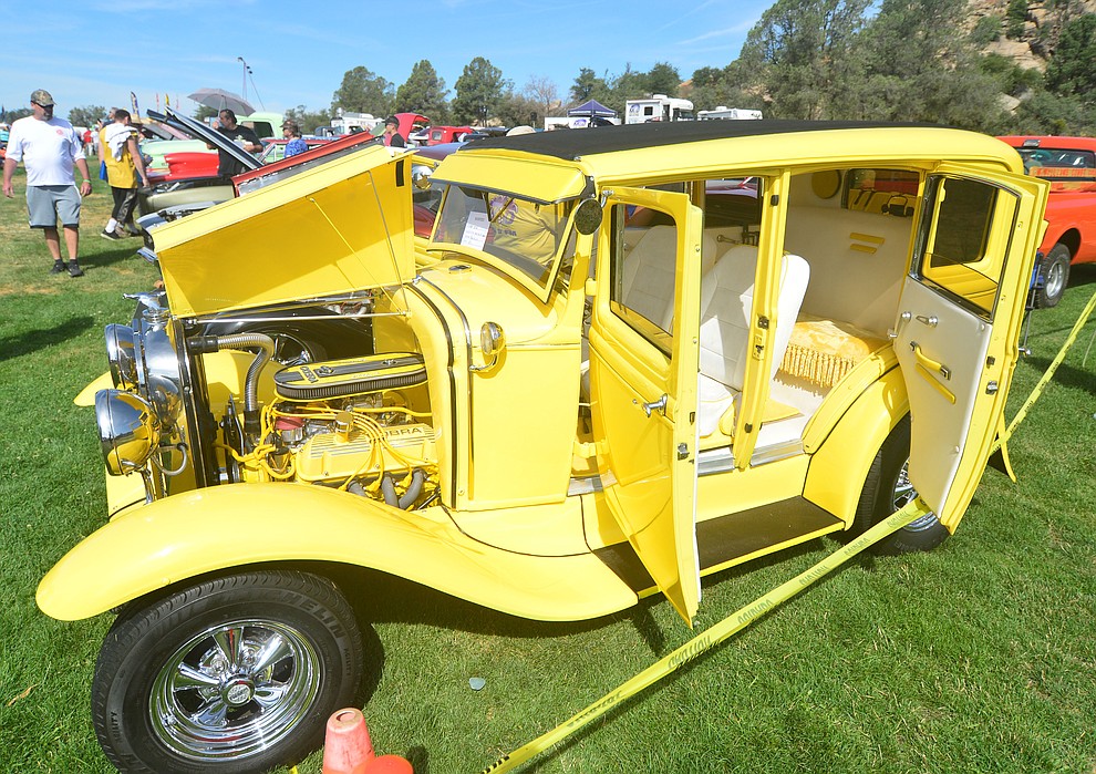 A 1931 Ford A Sedan at the 45th Annual Prescott Antique Auto Club Watson Lake Car Show Saturday, August 3, 2019, in Prescott. The show continues Sunday from 8 a.m. to 3 p.m. (Les Stukenberg/Courier)