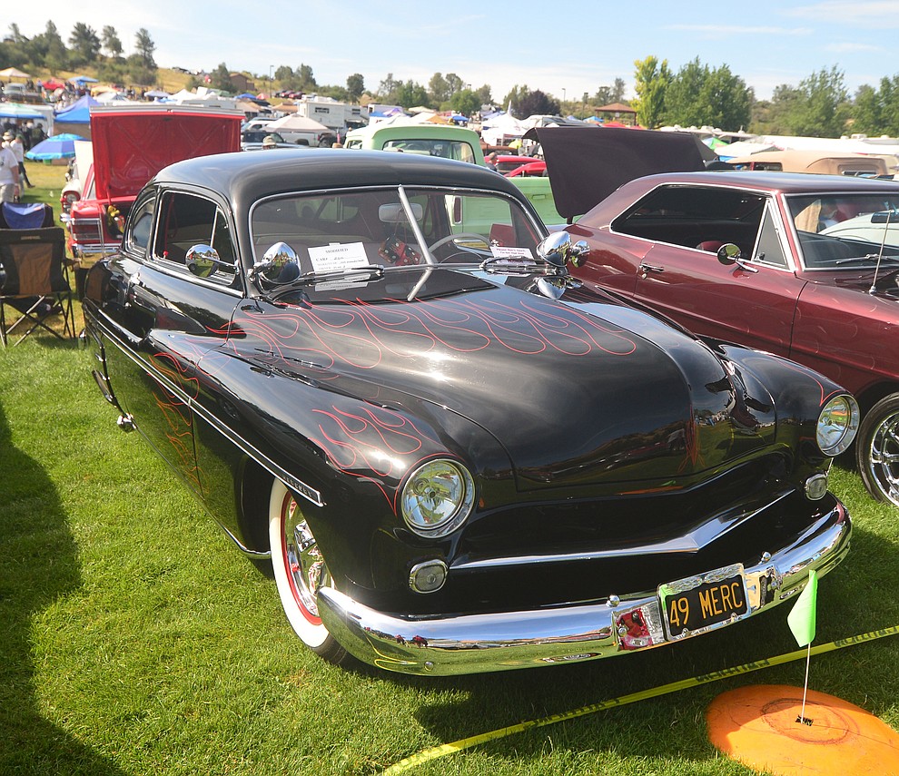 A 1949 Mercury at the 45th Annual Prescott Antique Auto Club Watson Lake Car Show Saturday, August 3, 2019, in Prescott. The show continues Sunday from 8 a.m. to 3 p.m. (Les Stukenberg/Courier)