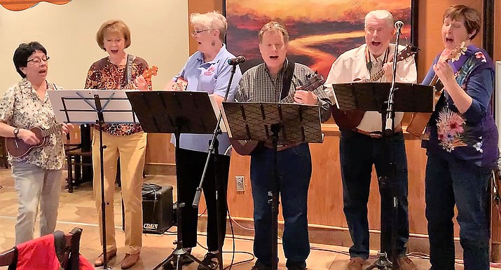 The Kanikapila Ukulele Players will perform at 2 p.m. Sunday, Aug. 11, in the Founders Suite of the Prescott Public Library. (Kanikapila/Courtesy)