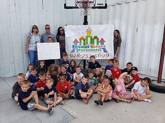 Local Utah Company Donate Basketball Hoop To Preschool Kingman