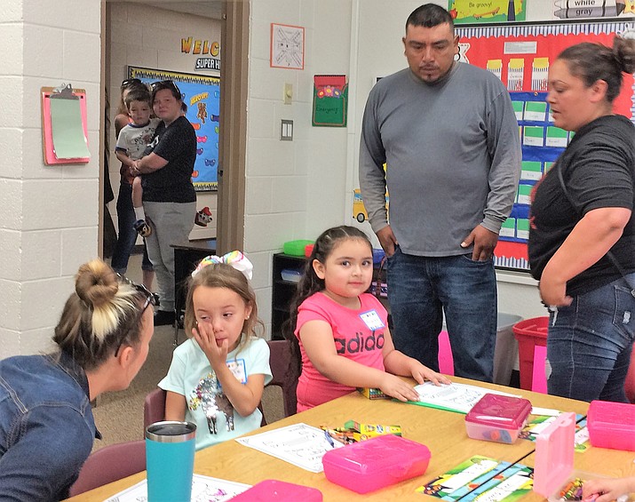 First day of school for the 2019-20 school year at Mountain View Elementary School in Prescott Valley. (Sue Tone/Courier, file)