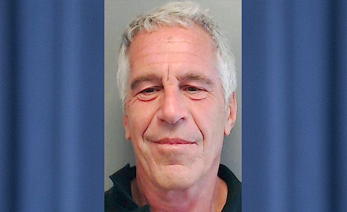 FILE - This July 25, 2013, file image provided by the Florida Department of Law Enforcement shows financier Jeffrey Epstein. Officials say the FBI and U.S. Inspector General's office will investigate how Epstein died in an apparent suicide, while the probe into sexual abuse allegations against the well-connected financier remains ongoing. A person familiar with the matter says Epstein, accused of orchestrating a sex-trafficking ring and sexually abusing dozens of underage girls, had been taken off suicide watch before he killed himself Saturday, Aug. 10, 2019, in a New York jail. (Florida Department of Law Enforcement via AP, File)