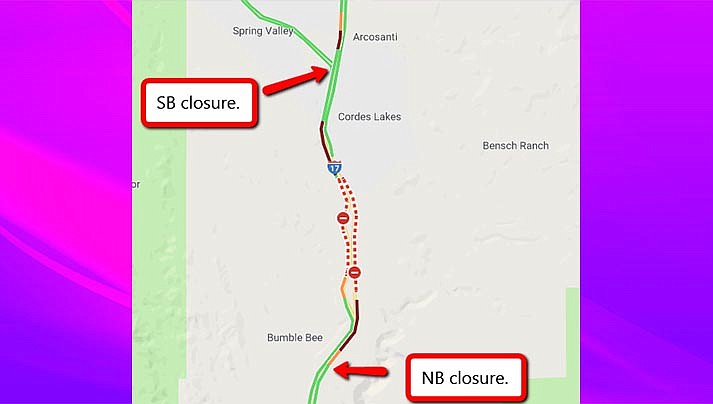 Directions To Interstate 17 Update: Interstate 17 Is Open In Both Directions After Fire | The Daily  Courier | Prescott, Az