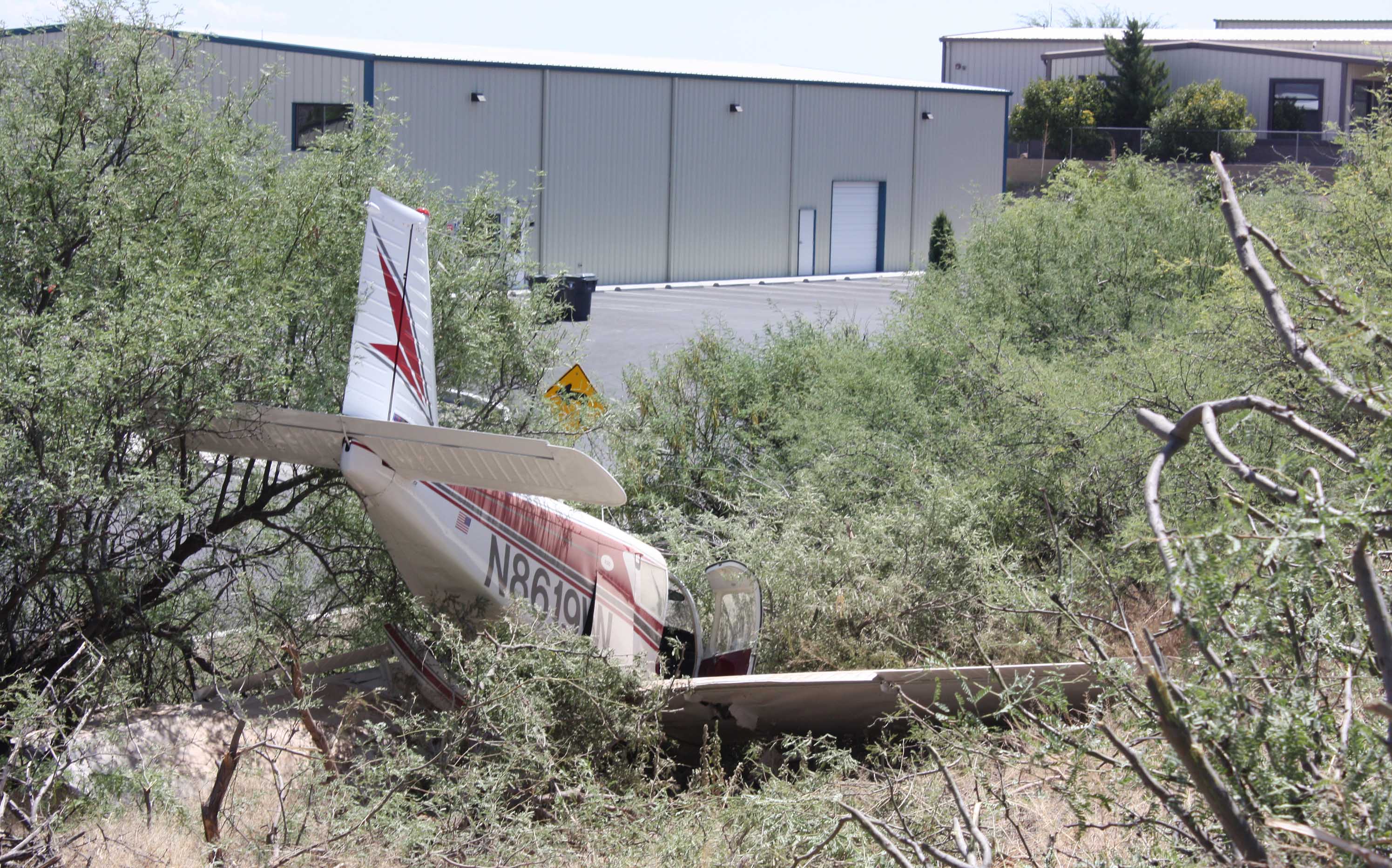 Wind gust results in noninjury plane crash at Cottonwood Airport The