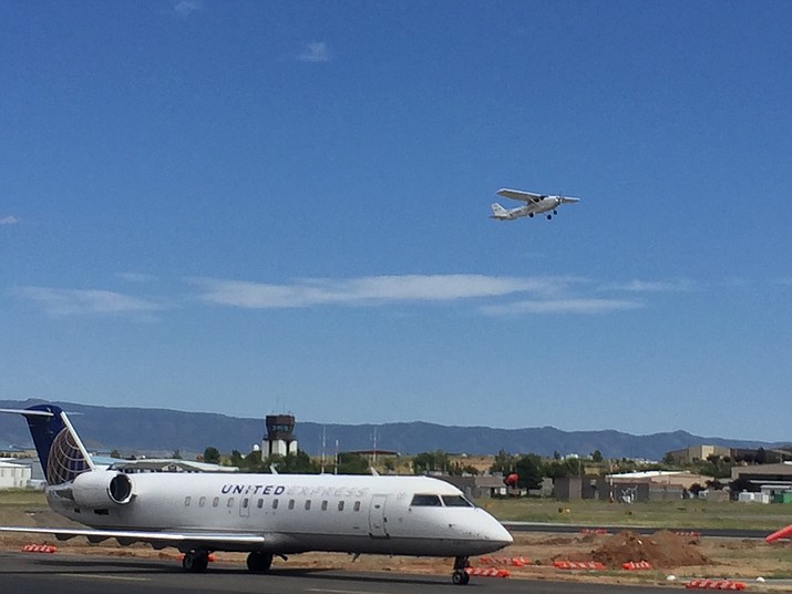 Over the past year of United Express service, the airport has hosted 26,898 departing passenger (boardings) and 26,716 arriving passengers, for a total one-year record-breaking passenger count of 53,614. (City of Prescott/Courtesy)