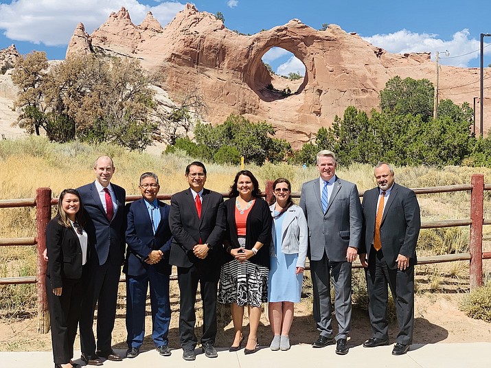 The Navajo Nation discussed a better working relationship with U.S. attorneys Aug. 26 in Window Rock, Arizona.  (Photo/Office of the President and Vice President)
