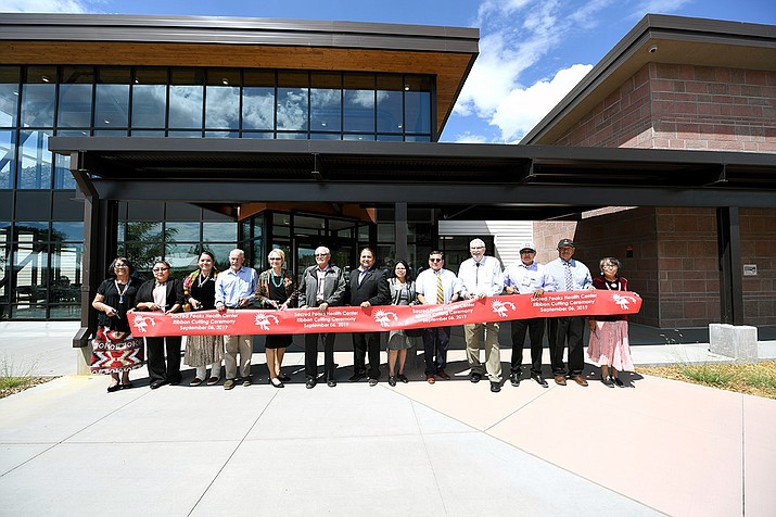 Tuba City Regional Health Care Corp. celebrates the grand opening of a new location for Sacred Peaks Health Care Center Sept. 6, in Flagstaff, Arizona. (Photo/Aurelia Yazzie)