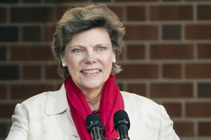 In this April 19, 2017, file photo, Cokie Roberts speaks during the opening ceremony for Museum of the American Revolution in Philadelphia. Roberts, a longtime political reporter and analyst at ABC News and NPR has died, ABC announced Tuesday, Sept. 17, 2019. She was 75. (Matt Rourke/AP, file)