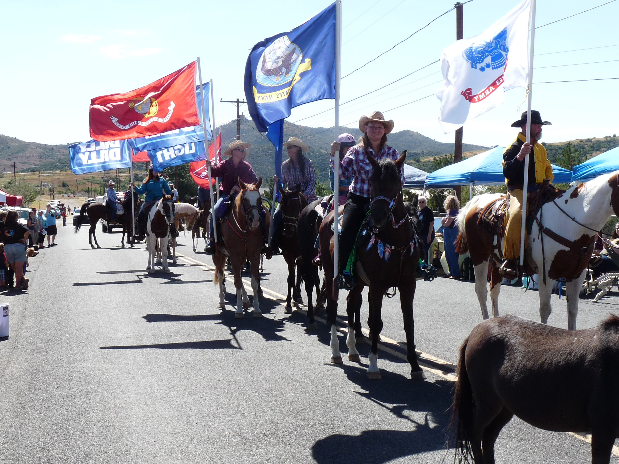 7 in 7 Balloons in Prescott Valley, parade in DeweyHumoldt, rallies