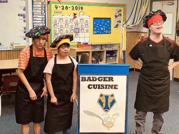 The Badger Cuisine cafe at Prescott High School is run by the Special Education Severe and Profound class along with peer mentors. (PUSD/Courtesy)