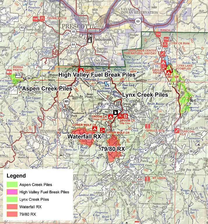 Prescribed burns taking place south of Groom Creek The Daily Courier