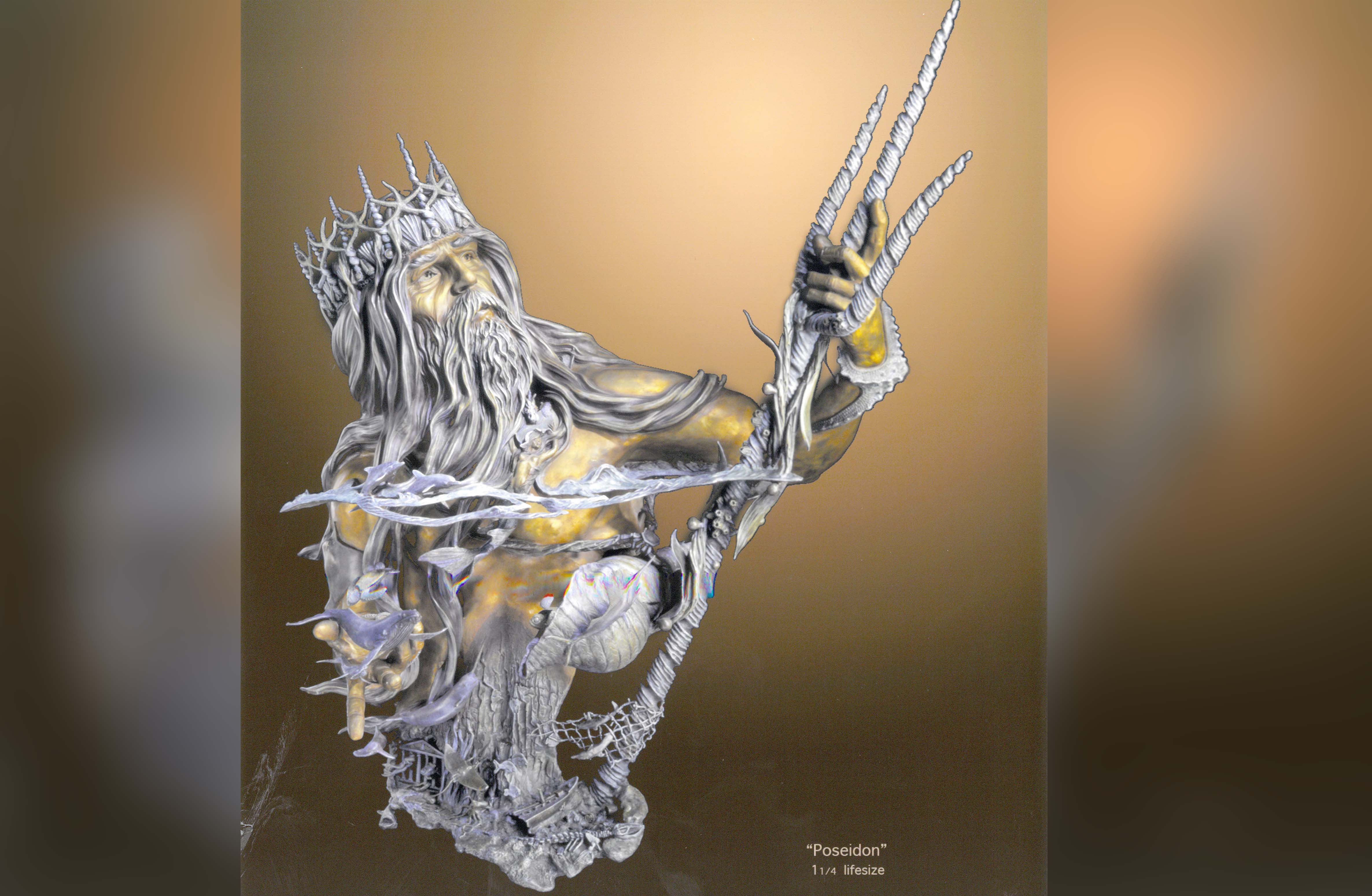 Poseidon Sculpture Unveiling at Yavapai College Verde