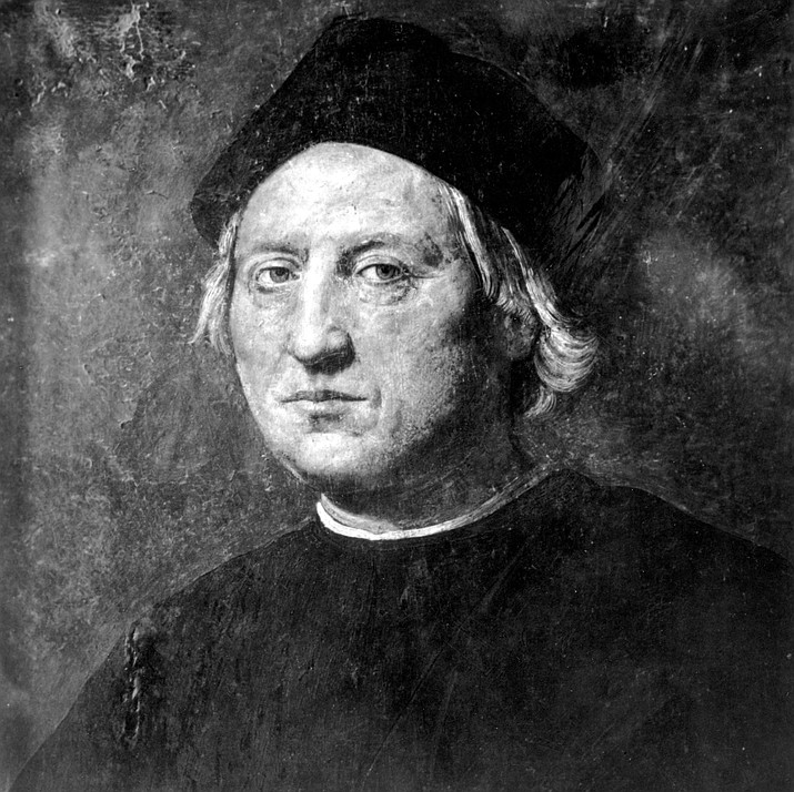 This undated portrait attributed to Rodolfo Ghirlandaia shows Italian explorer Christopher Columbus. The image and story of the 15th Century navigator who began European incursions into the Americas, have changed in the U.S. over decades. (AP Photo, file)