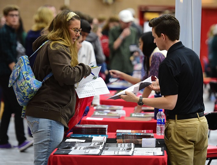Bradshaw Mountain High School (BMHS) will be holding its 13th annual National College Fair on Wednesday, Oct. 23. Shown is the 2018 fair.