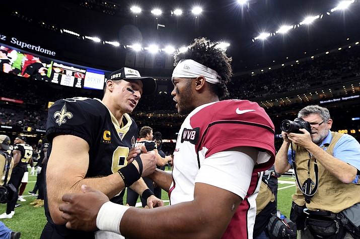 New Orleans Saints 34-42 Arizona Cardinals: Kyler Murray seen