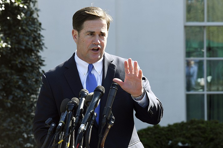 Gov. Doug Ducey said Tuesday the ultimate solution for how to deal with “dreamers’’ has to come from Congress. (Susan Walsh/AP File)