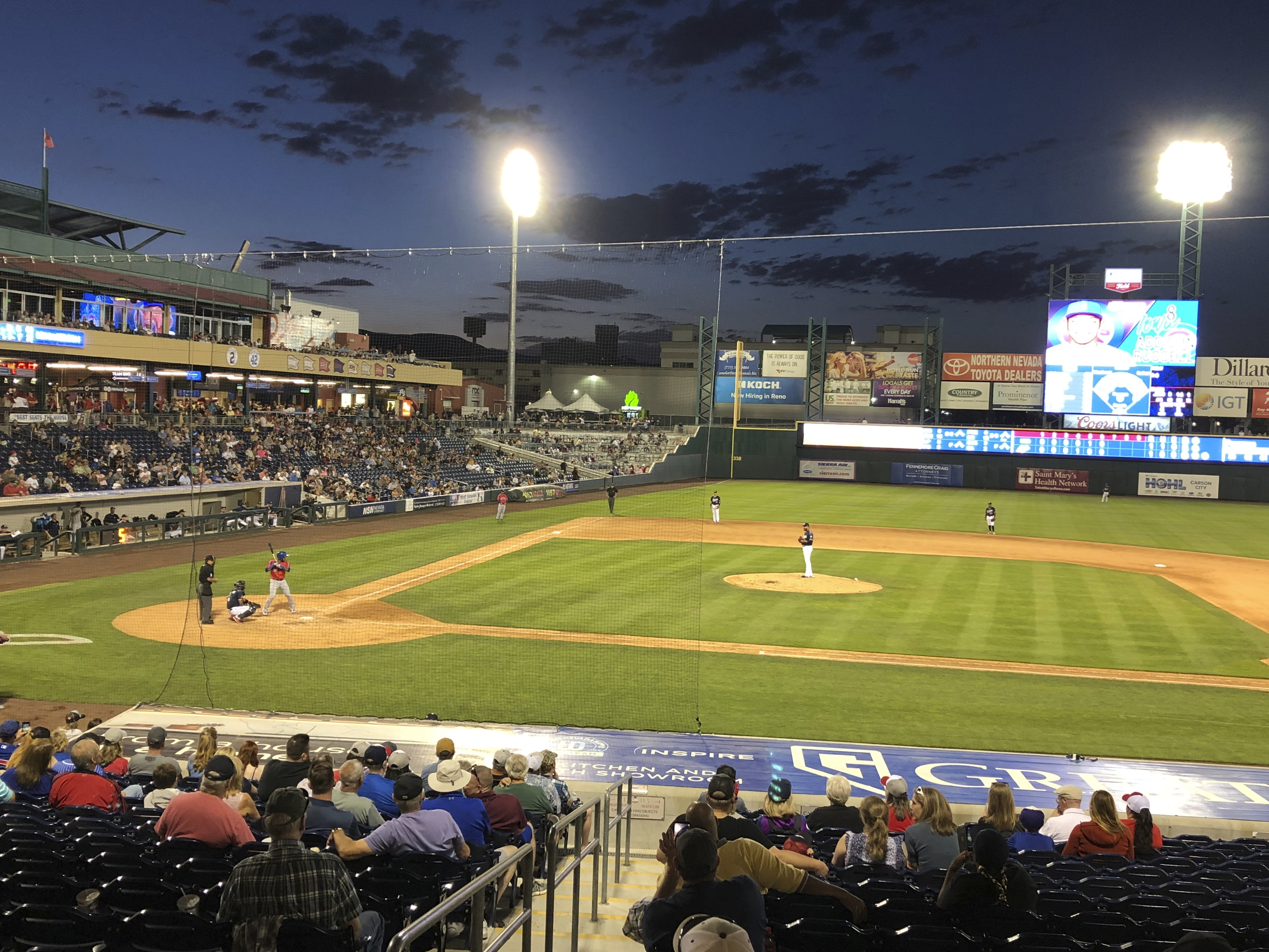 Reno Aces extending protective netting to foul poles - The Daily Courier