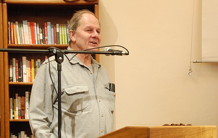 "Star Wars" novelist Alan Dean Foster answered questions and signed books at Peregrine Book Company on Saturday, Jan. 23. (Jason Wheeler/Courier)