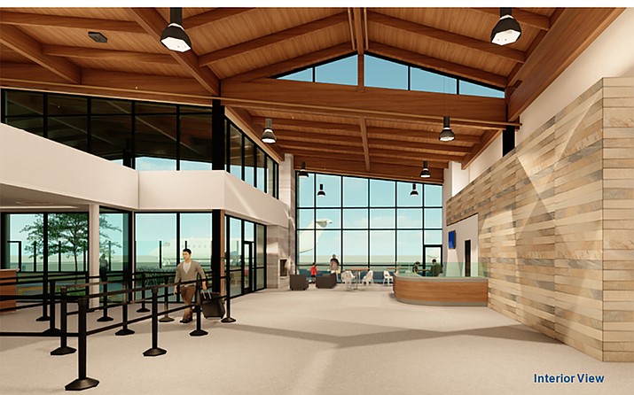 City Council is scheduled to vote today on approving the FAA grant given to start building the new terminal at the Prescott Airport. (City of Prescott/Courtesy)